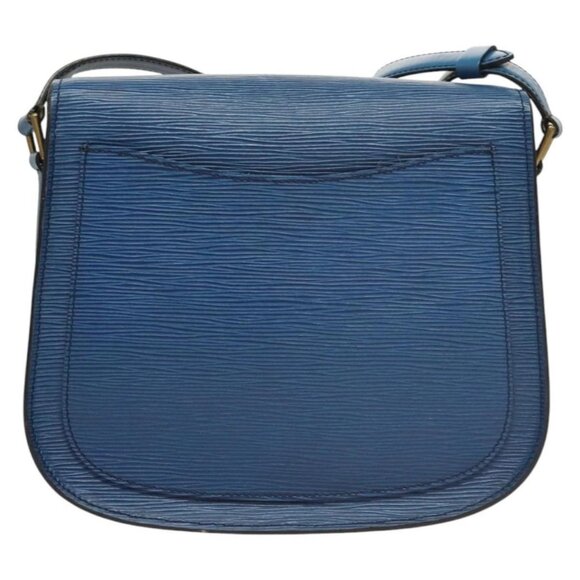 LOUIS VUITTON Epi Saint Cloud GM Shoulder Bag Toledo Blue M52195 LV Auth BA1445 - Picture 2 of 16